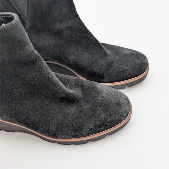 Vionic Hazal Ankle Boots Water Repellent Side Zip Women's Black Size US7 EU37 - Picture 6 of 13